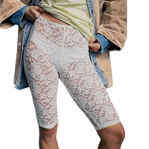 Free People All Day Women's Wear Lace Caprice in brown ,Large - Picture 4 of 7